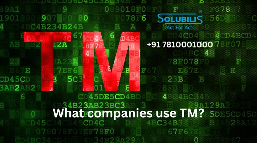 What companies use TM
